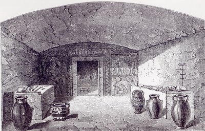 Grotta Campana at the Time of Its Discovery by George Dennis